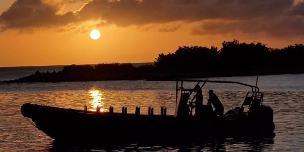 Sunset trip water taxi curacao